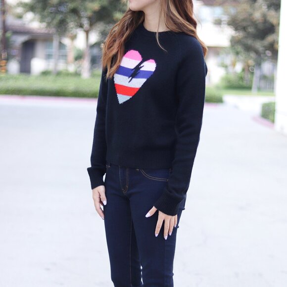 NWT - Zadig & Voltaire Baly Bis Cashmere Sweater (#10323) - Picture 3 of 12